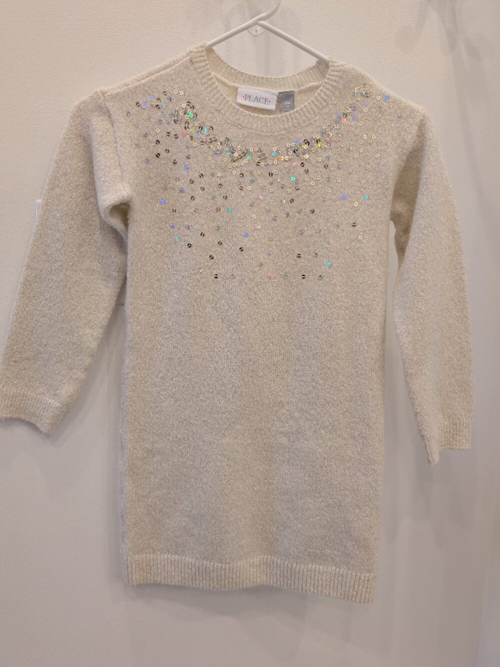 Children's Place Ivory Sweater Dress